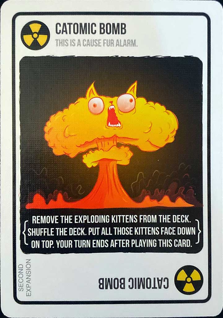 Here Be Kittens!  Catomic Bomb - Card Rules - Exploding Kittens